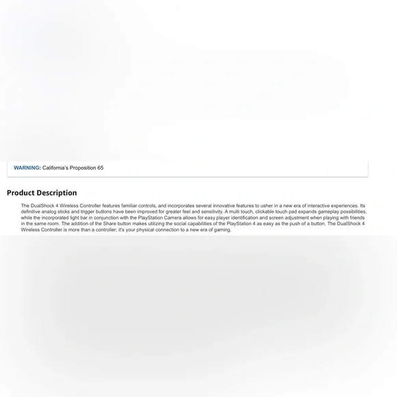 Preowned Not Tested Sony Original DualShock 4 Controllers - Black Pair - Picture 11 of 13